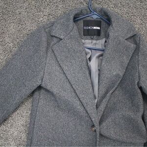 Fashion Nova Charcoal Pea Coat